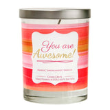 "You Are Awesome" | Vanilla Sandalwood | 100% Soy Wax Candle