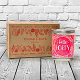 "Hello Forty" |  Spiced Tobacco Flower | 100% Soy Wax Candle