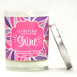 "Let Your Light Shine" | Lavender and Lemongrass | 100% Soy Wax Candle