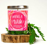 "Make A Wish" |  Spiced Tobacco Flower | 100% Soy Wax Candle