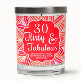 "30, Flirty, and Fabulous" | Island Coconut Lime | 100% Soy Wax Candle