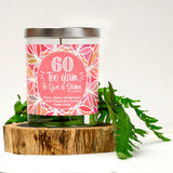 "60 Too Glam To Give A Damn" | Caribbean Retreat | 100% Soy Wax Candle