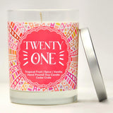 "Twenty One" | Tropical Fruit Temptations | 100% Soy Wax Candle