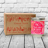 "40 Never Looked So Good" |  Spiced Tobacco Flower | 100% Soy Wax Candle