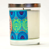 "Bra Off, Hair Up, Sweats On, Wine Gone" Wine Glass and "Friday, My Second Favorite F Word" Bamboo Forest Candle Gift Set