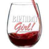 Birthday Girl | 15oz Stemless Wine Glass