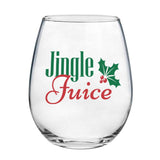 Jingle Juice | 15oz Stemless Wine Glass