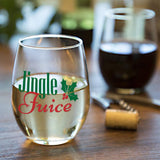 Jingle Juice | 15oz Stemless Wine Glass