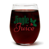 Jingle Juice | 15oz Stemless Wine Glass