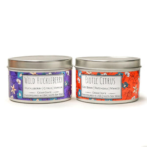 Wild Escapes | Exotic Citrus | Wild Huckleberry | 100% Soy Wax Candle