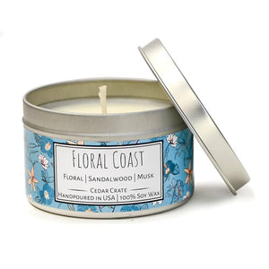 Wild Escapes | Floral Coast | 100% Soy Wax Candle