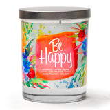 “Be Happy" | Bamboo Forest | 100% Soy Wax Candle