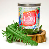 “Be Happy" | Bamboo Forest | 100% Soy Wax Candle