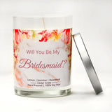 "Will You Be My Bridesmaid?" | Jasmine Blossom | 100% Soy Wax Candle