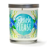 "Beach Please" | Ocean Rose | 100% Soy Wax Candle