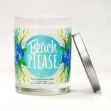 "Beach Please" | Ocean Rose | 100% Soy Wax Candle