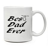 Funny Coffee Mug - Best Dad Ever - Best Dad Mug - Gift for Dad - 11 Oz. Ceramic Dad Coffee Mug