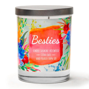 "Besties" | Jasmine Blossom | 100% Soy Wax Candle