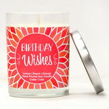 "Birthday Wishes" | Citrus Peach | 100% Soy Wax Candle