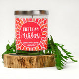 "Birthday Wishes" | Citrus Peach | 100% Soy Wax Candle