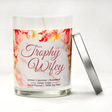 "Trophy Wifey" | Jasmine Blossom | 100% Soy Wax Candle