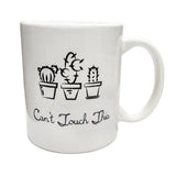 Funny Mug - Can't Touch This - Unique Present for Men & Women, Him or Her - Best Office Cup & Birthday Gag Gift for Coworkers, Mom, Dad, Kids, Son, Daughter, Husband or Wife