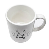 Funny Coffee Mug -"Cat Lady" - 11 oz. Ceramic Coffee Cat Mug - Cat Lady Gifts For Women