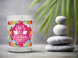 "Crazy-Ass Cat Lady" | Citrus Peach | 100% Soy Wax Candle