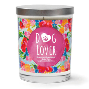 "Dog Lover" | Tropical Grapefruit | 100% Soy Wax Candle