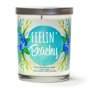 "Feelin' Beachy" | Ocean Rose | 100% Soy Wax Candle