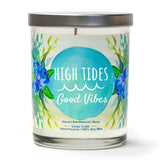 "High Tides, Good Vibes" | Ocean Rose | 100% Soy Wax Candle