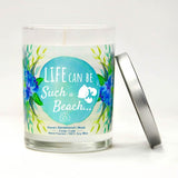 "Life Can Be Such A Beach..." | Ocean Rose | 100% Soy Wax Candle
