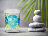 "High Tides, Good Vibes" | Ocean Rose | 100% Soy Wax Candle