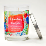 "I Freaking Love You" | Jasmine Blossom | 100% Soy Wax Candle