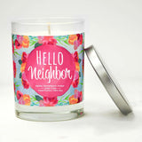 "Hello Neighbor" | Vanilla Sandalwood | 100% Soy Wax Candle