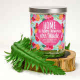 "Home is Where Memories are Made" | Vanilla Sandalwood | 100% Soy Wax Candle