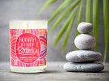 "Hooray! it's your Birthday" | Tropical Grapefruit | 100% Soy Wax Candle