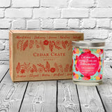 "I'm One Cat Away from an Intervention" | Citrus Peach | 100% Soy Wax Candle