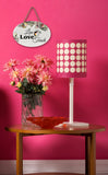"Live Love Teach” | Oval Ceramic Wall Sign | 8 3/4" x 6” x 5/16”