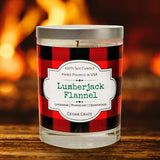 "Lumberjack Flannel" | Teakwood Mahogany | 100% Soy Wax Candle