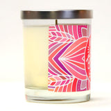 "Birthday Girl!" Wine Glass and "Make A Wish" Bamboo Forest Candle Gift Set