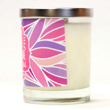 "Happy Birthday!" Wine Glass and "I Love You To The Moon And Back" Lavender and Lemongrass Candle Gift Set