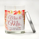 "Miss to Mrs." | Jasmine Blossom | 100% Soy Wax Candle