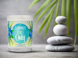 "Summer Vibes Only" | Ocean Rose | 100% Soy Wax Candle