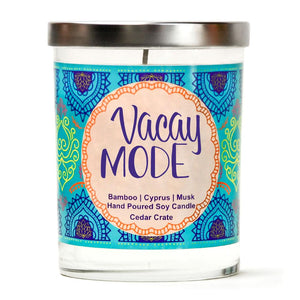 "Vacay Mode" | Bamboo Forest | 100% Soy Wax Candle