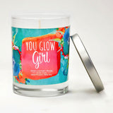 “You Glow Girl" | Lavender and Lemongrass | 100% Soy Wax Candle