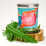 “You Glow Girl" | Lavender and Lemongrass | 100% Soy Wax Candle