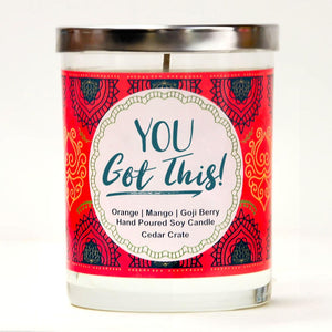 "You Got This!" | Orange Zest | 100% Soy Wax Candle