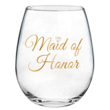 Maid Of Honor | 15oz Stemless Wine Glass