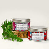 Wild Escapes | Lavender Woods | Vintage Leather | 100% Soy Wax Candle